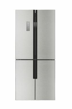 30" Width LED display, automatic defrost Refrigerator Silver