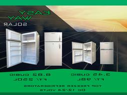 SOLAR TOP FREEZER REFRIGERATOR OFF GRID DC 12/24 Volts